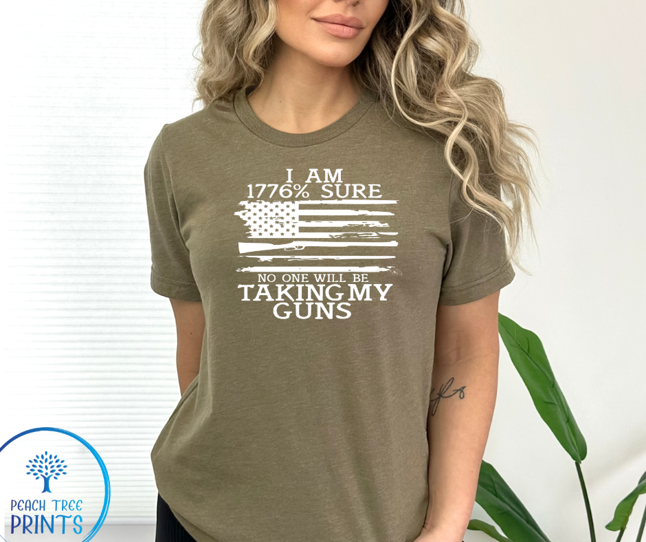 Won't take my guns Short Sleeve Tee