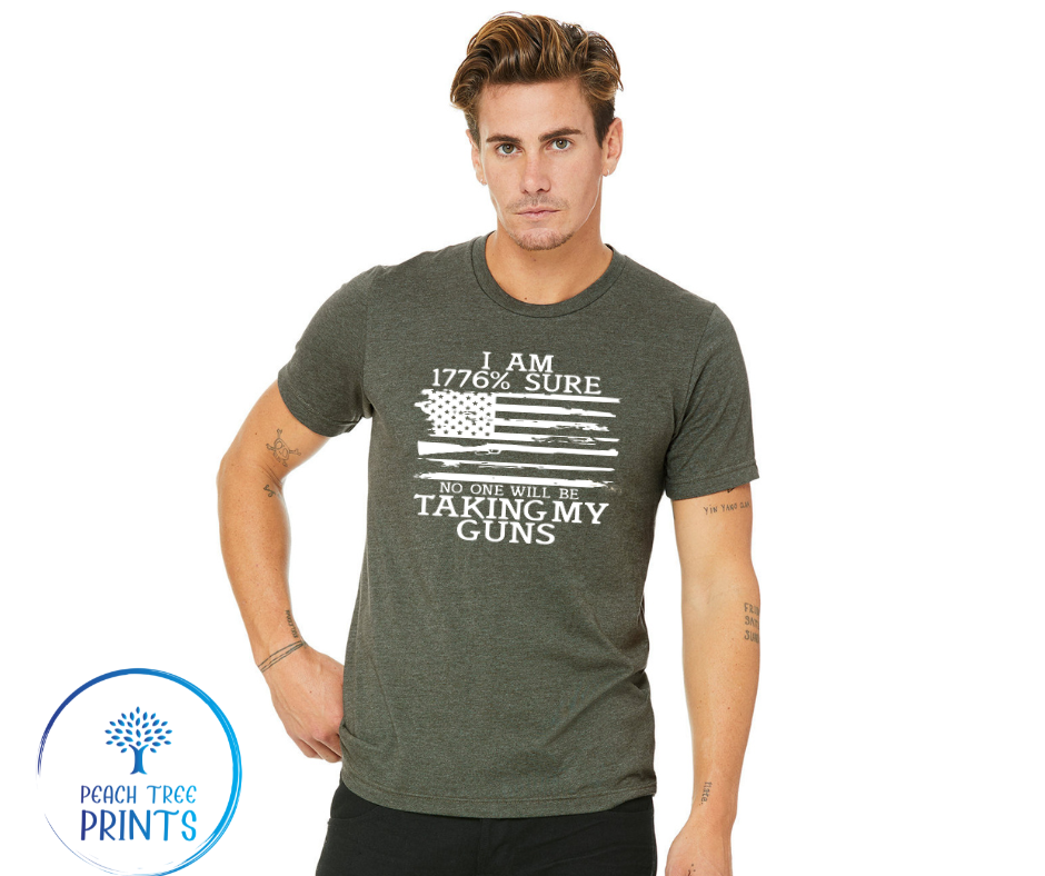 Won't take my guns Short Sleeve Tee